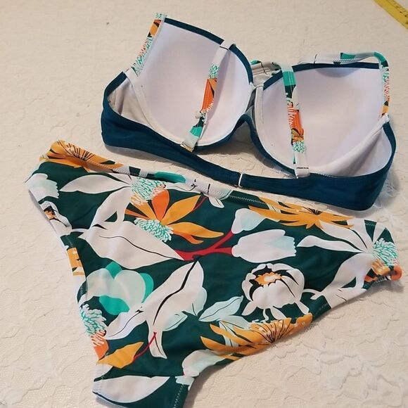 Happy Sailed Womens Push Up Bikini Set Large nwot - Picture 5 of 8